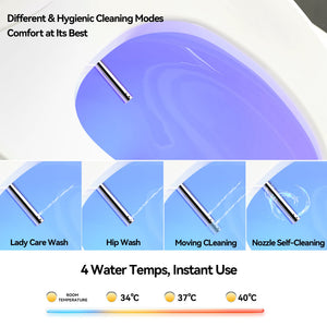 Smart Toilets with Heated Bidet Seat