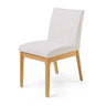 Contemporary Dining Chair Set With Upholstered Fabric