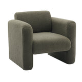 Marlowe Modern Sherpa Upholstered Comfy Reading Accent Chair
