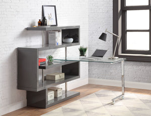 Buck II - Writing Desk With Bookshelf