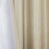 Twist tab total blackout window curtain panel champagne 50x95" blackout