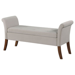 Pasley - Rolled Arm Storage Bench