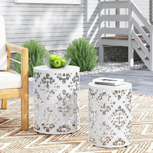 Outdoor Metal Modern Design End Table