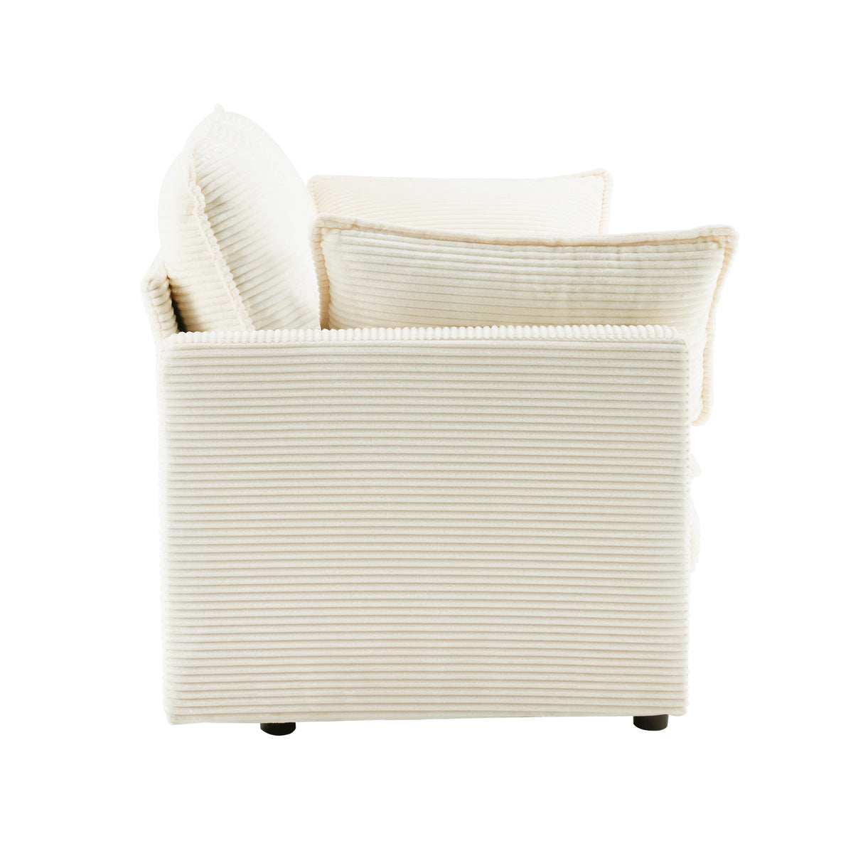 69" Plush Cloud Loveseat: Modular 2-Seater Sectional Sofa