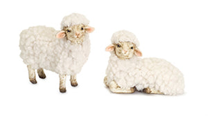 Happy Tabletop Sheep Figurine (Set of 8)