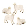 White tabletop sheep figurine (set of 4)