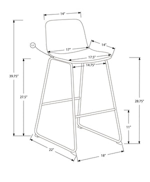 Office Chair, Bar Height, Standing, Computer Desk, Work, Look, Contemporary, Modern