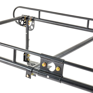 Universal Over Cab Truck Bed Rack For Kayak, Ladder, Surfboard, Lumber - Black