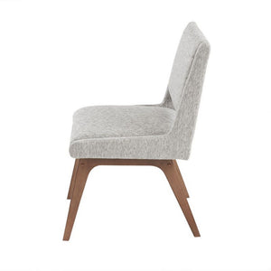 Boomerang - Dining Side Chair With Upholstered Cushions (Set of 2) - Light Gray
