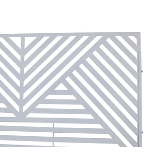 Freestanding Outdoor & Indoor Freestanding Metal Privacy Screen