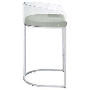 Mello - Upholstered Bar Chair (Set of 2) - Gray