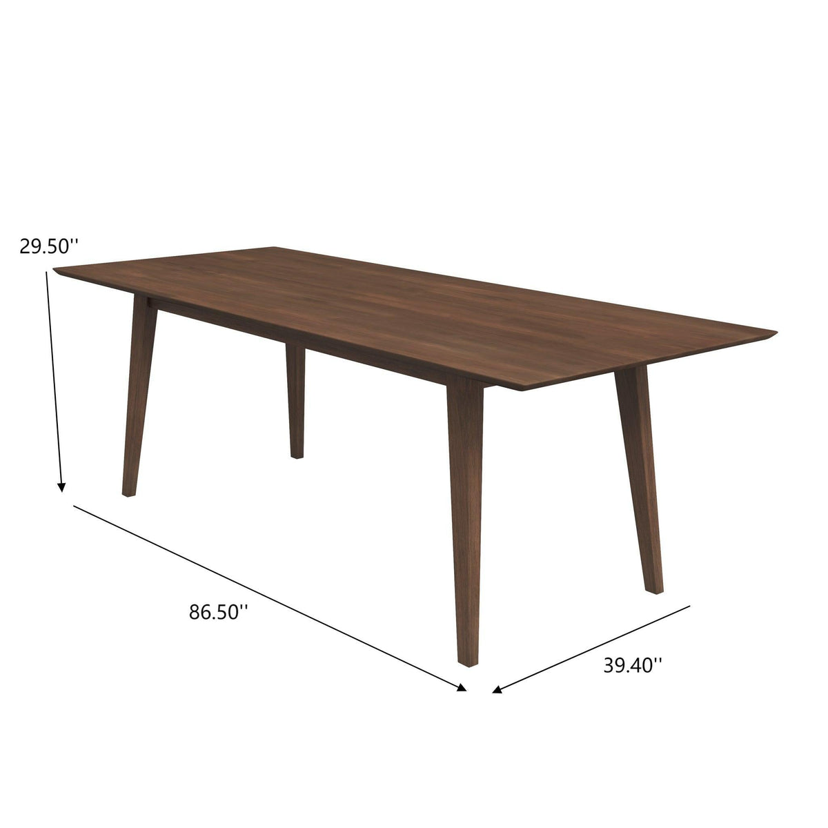 Levi - Modern Style Rectangular Dining Kitchen Table