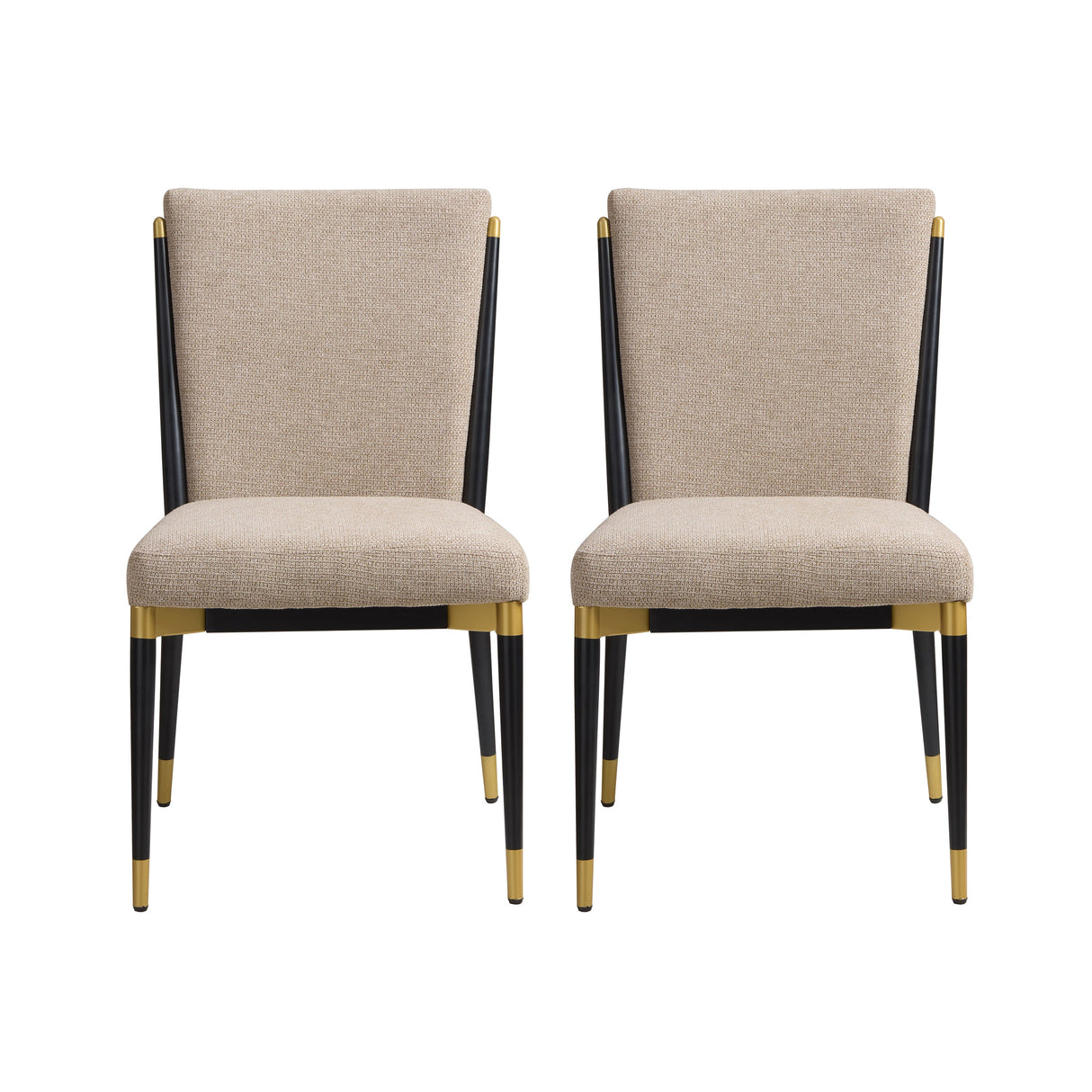 Modern Armless Dining Chair - Set of 2