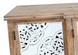 Hollow-Carved Accent Cabinenet