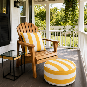 Outdoor Inflatable Ottoman 21"x21"x9"