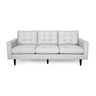 Jenny - Contemporary Tufted Fabric 3 Seater Sofa
