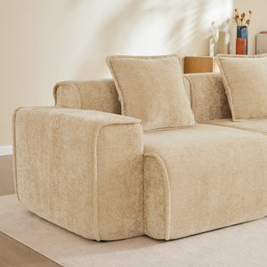 Streamlined Design Modular 2 Seat L Shape Sectional Sofa