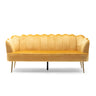 Modern Glam 3 Seater Sofa With Texture