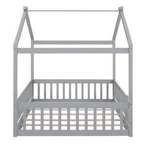 Bed House Bed Frame With Fence