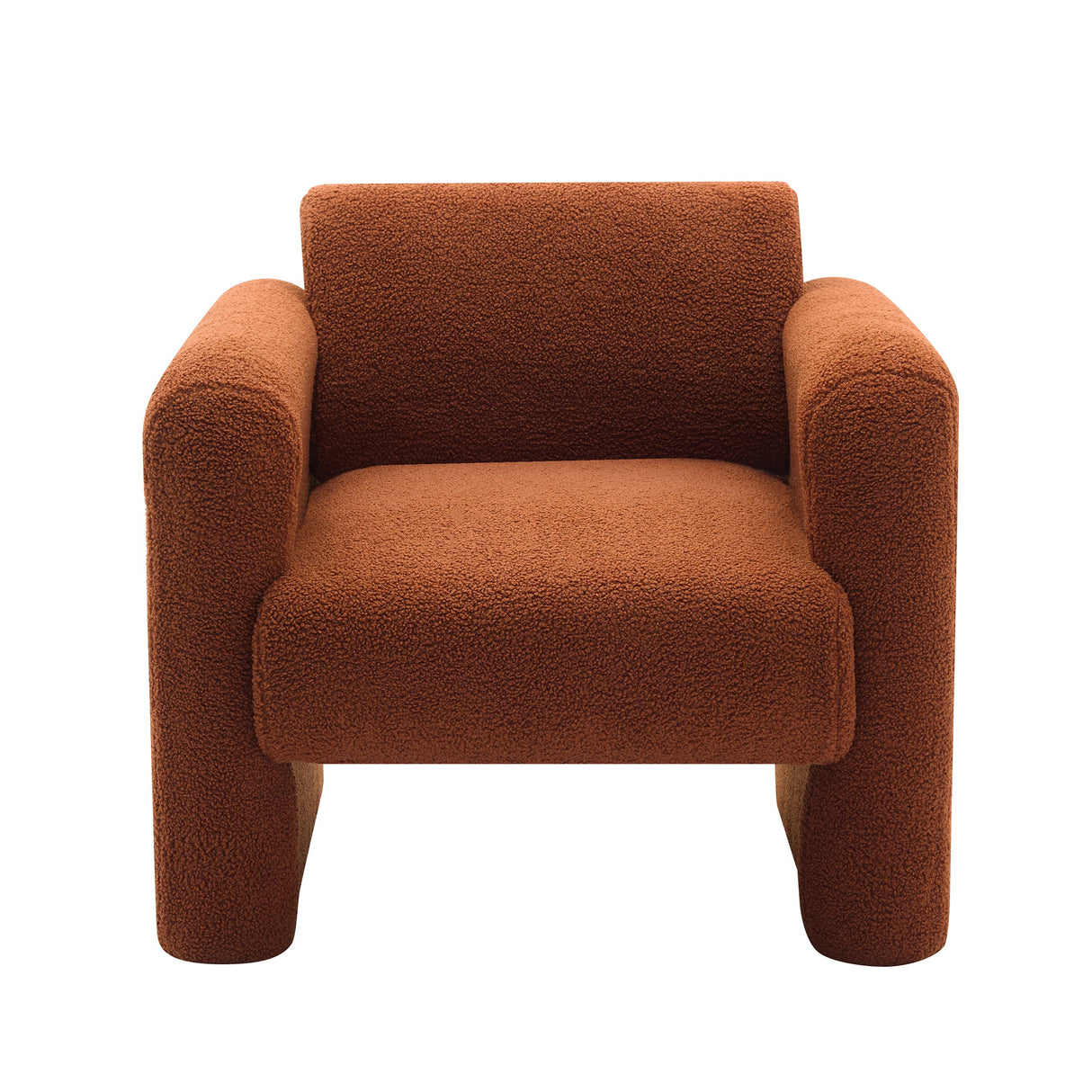 Marlowe Modern Sherpa Upholstered Comfy Reading Accent Chair