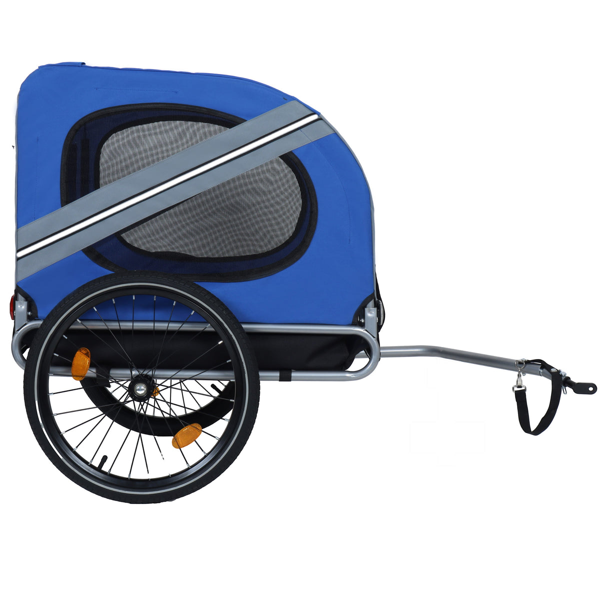 Large Folding Bike Trailer for Dogs – 66LB Capacity All-Terrain Pet Carrier