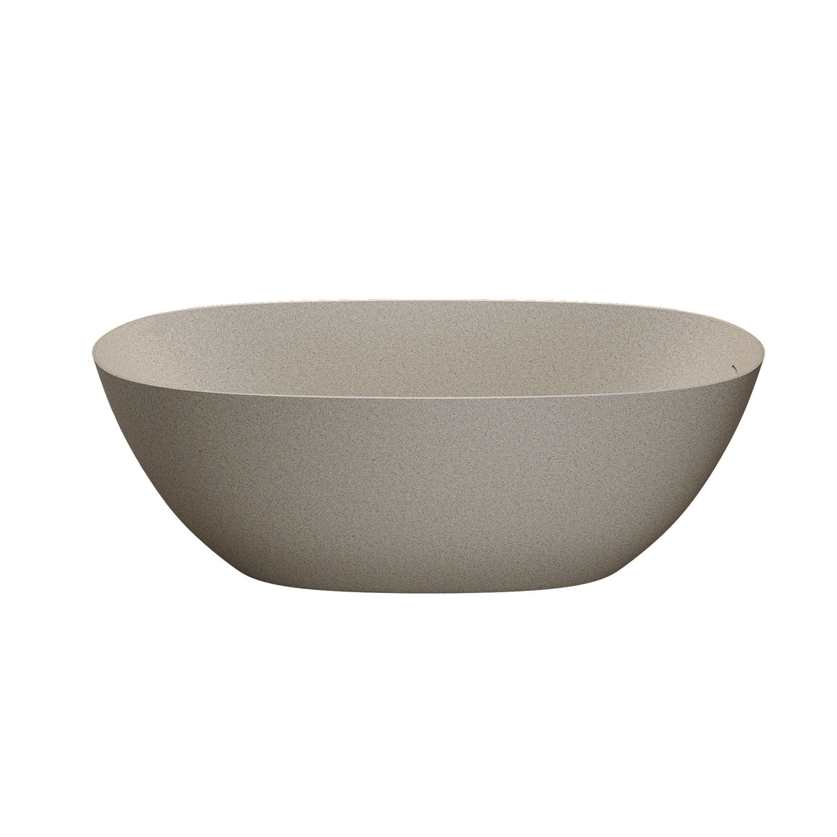 61'' Freestanding Bathtub with Overflow and Pop-up Drain