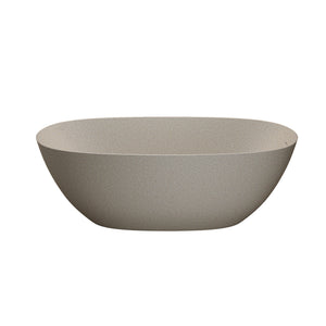61'' Freestanding Bathtub with Overflow and Pop-up Drain