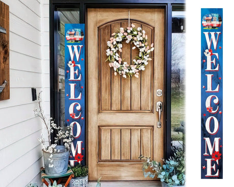 72in Patriotic Wooden Porch Decor - Tuesday Morning - Front Porch Decor