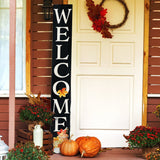 72in "Welcome" Fall Porch Sign - Tuesday Morning - Wall Signs