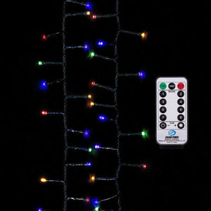 73' Green Wire Snake Lights: Mulit Color Lights