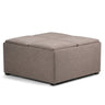 Avalon - Square Coffee Table, Storage Ottoman