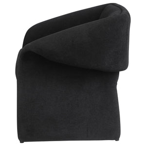 Mcdonald - Upholstered Sloped Arm Accent Chair - Black