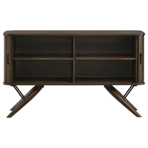 Wes - 2 Door Sideboard Buffet Storage Cabinet - Walnut