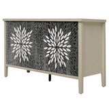 Sideboard Buffet Cabinet with 4 Doors and Adjustable Shelves