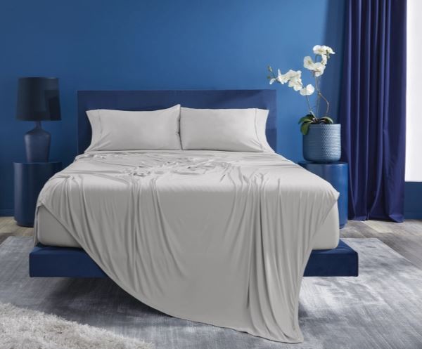 Light Grey Queen Pillowcase Set with Cooling Ver-Tex Fabric - BEDGEAR