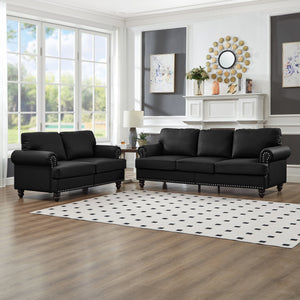 Modern Classic Design Leather Couch Set