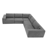 The Caitlyn Plush Modular Terrycloth Sectional