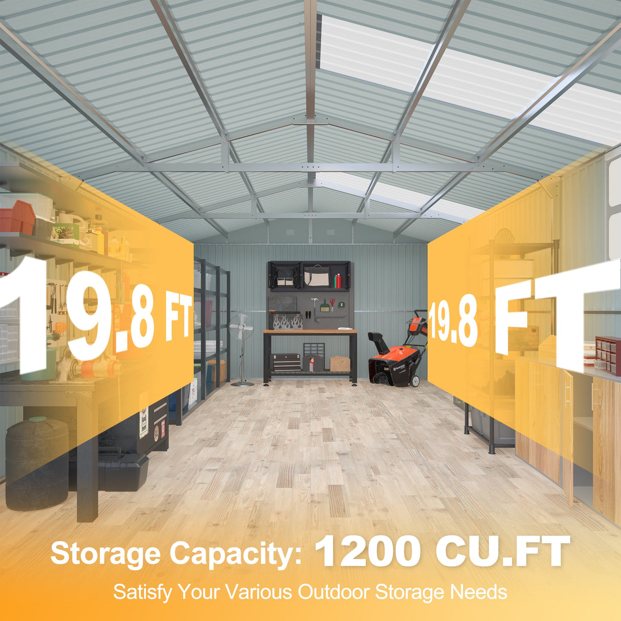 Outdoor Storage Shed 20x10 FT