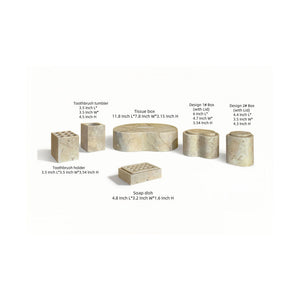 Elegant Bathroom Accessories Set
