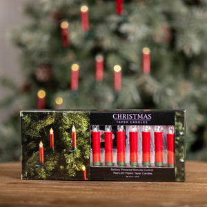 LED Clip on Taper Candle w Remote (Set of 24)
