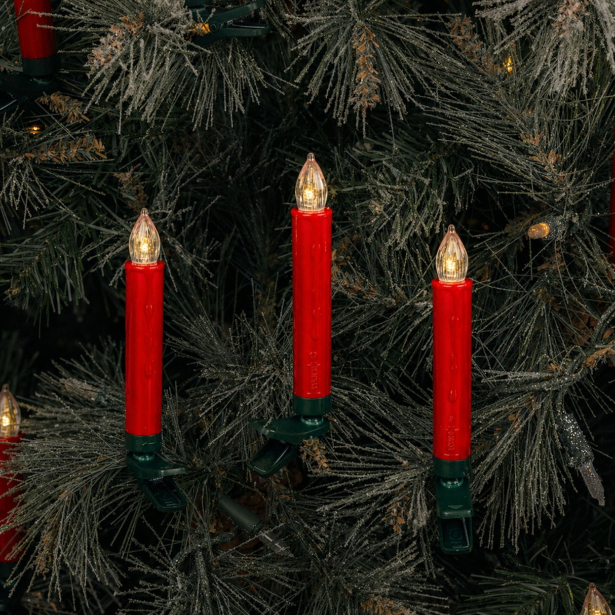 LED Clip on Taper Candle with Remote (Set - 24)