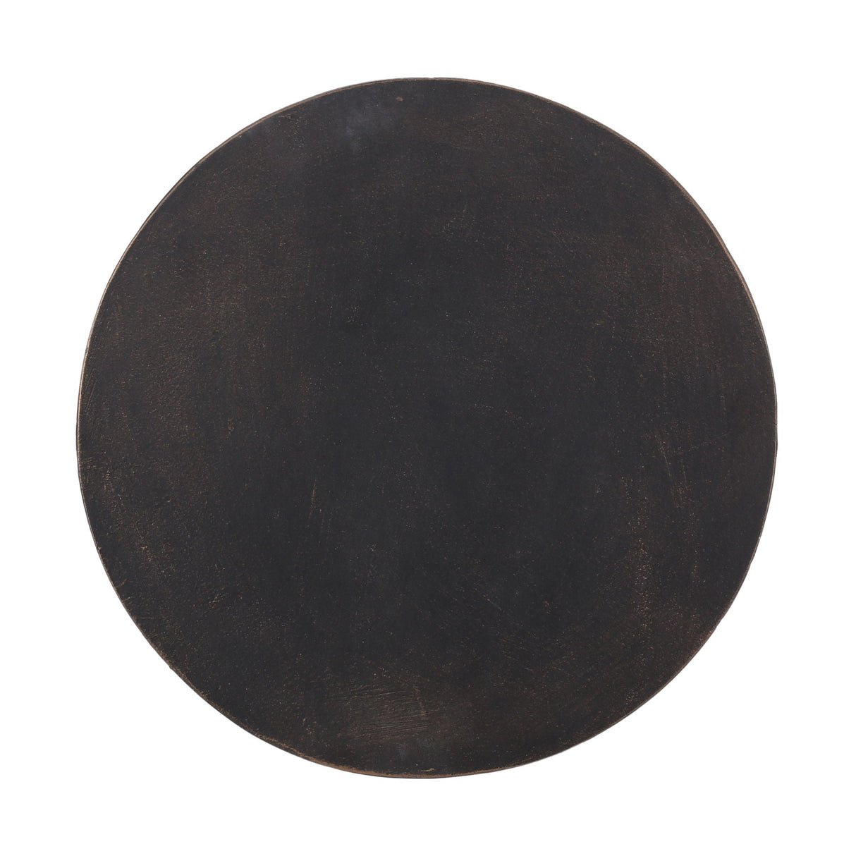 Outdoor End Table With Cutout Handle - Copper