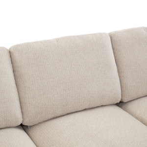 Sectional Sofa Modular U-Shaped With Ottoman & USB Ports