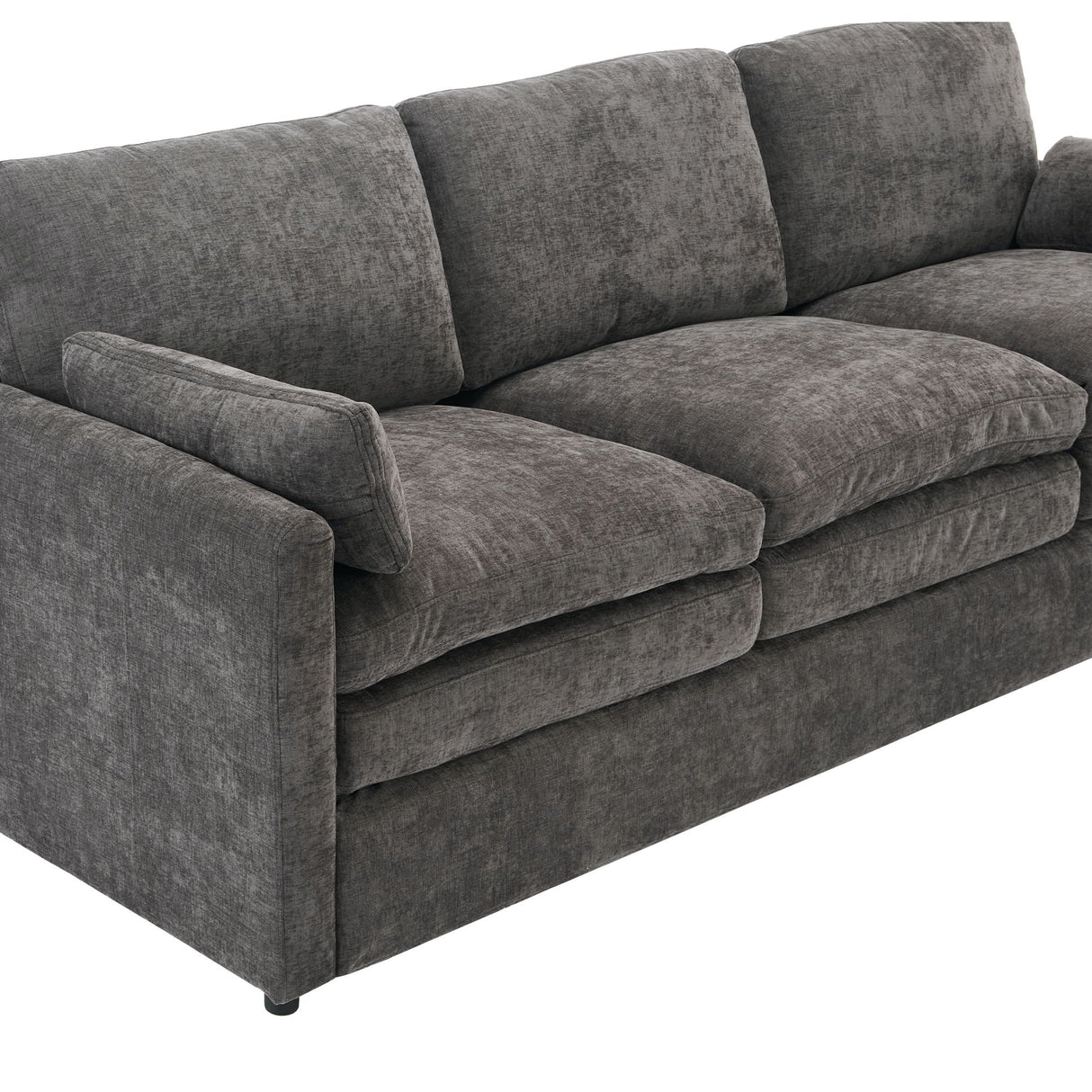 Cozy Upholstered Cushion Loveseat Sofa For Living Room