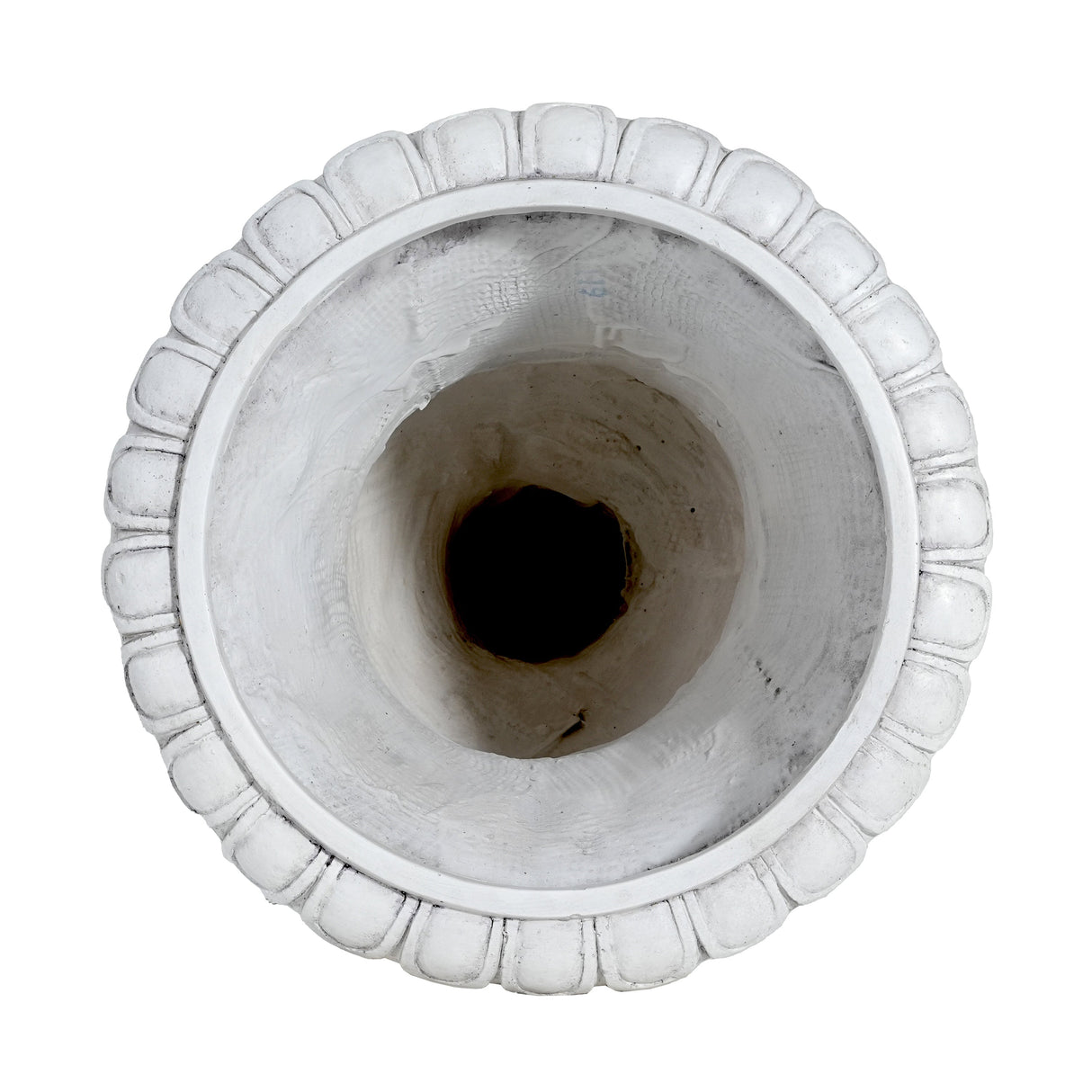 Outdoor Garden Urn Planter, Antique White