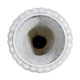 Outdoor Garden Urn Planter, Antique White