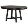 Gia Round Extendable Dining Table with 16" Leaf Wood - Light Brown or Dark Brown