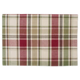 DII Homespun Plaid Placemat Set/4