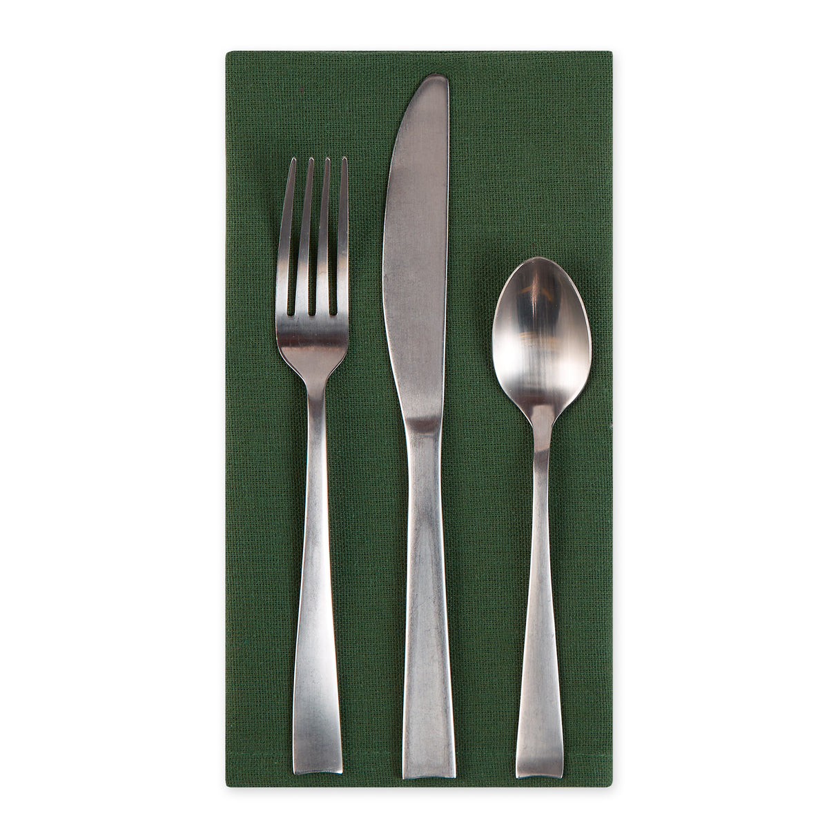 DII Solid 20x20" Cotton Napkin Set 6 Piece, Dark Green