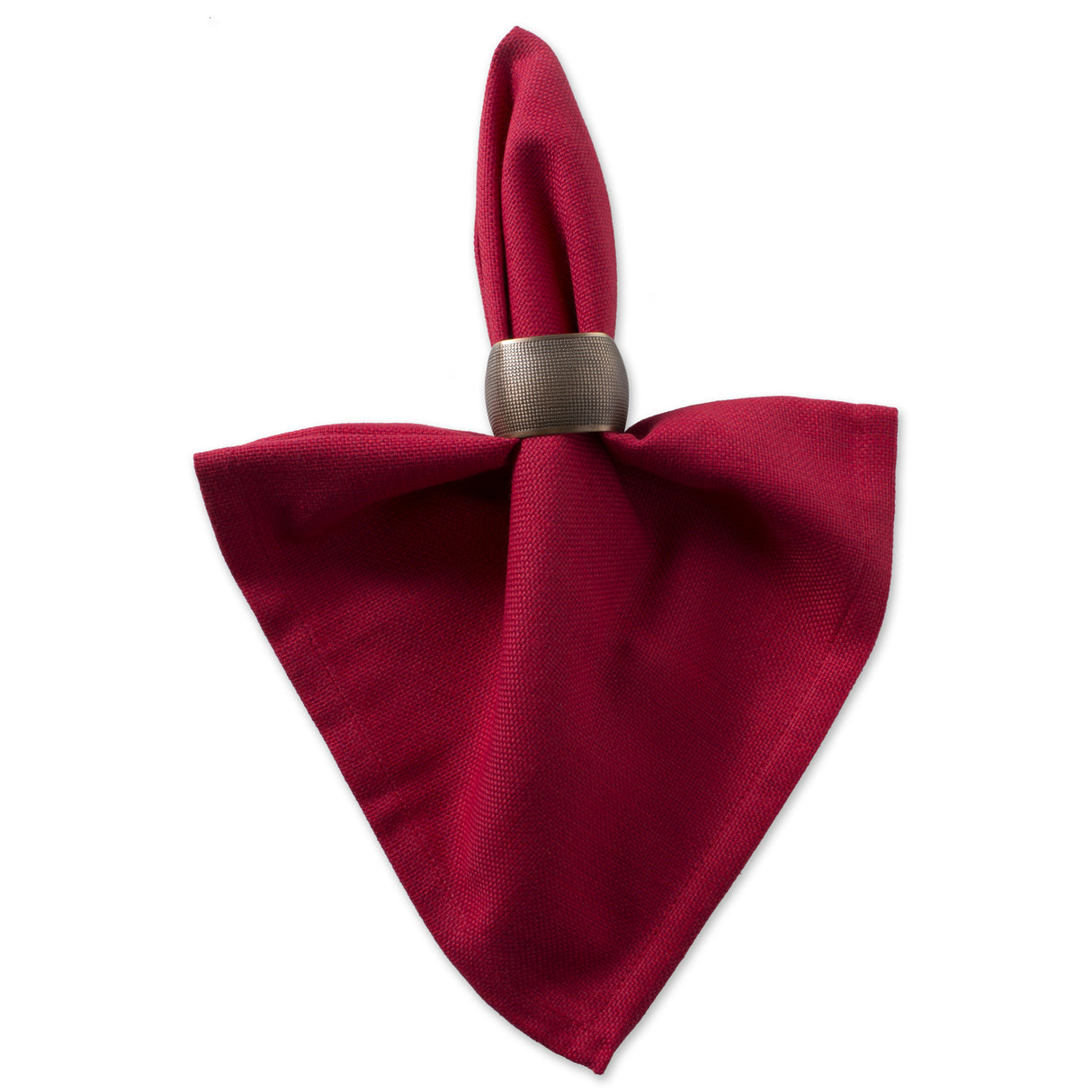 DII Variegated Cotton Napkin Set/6, Tango Red